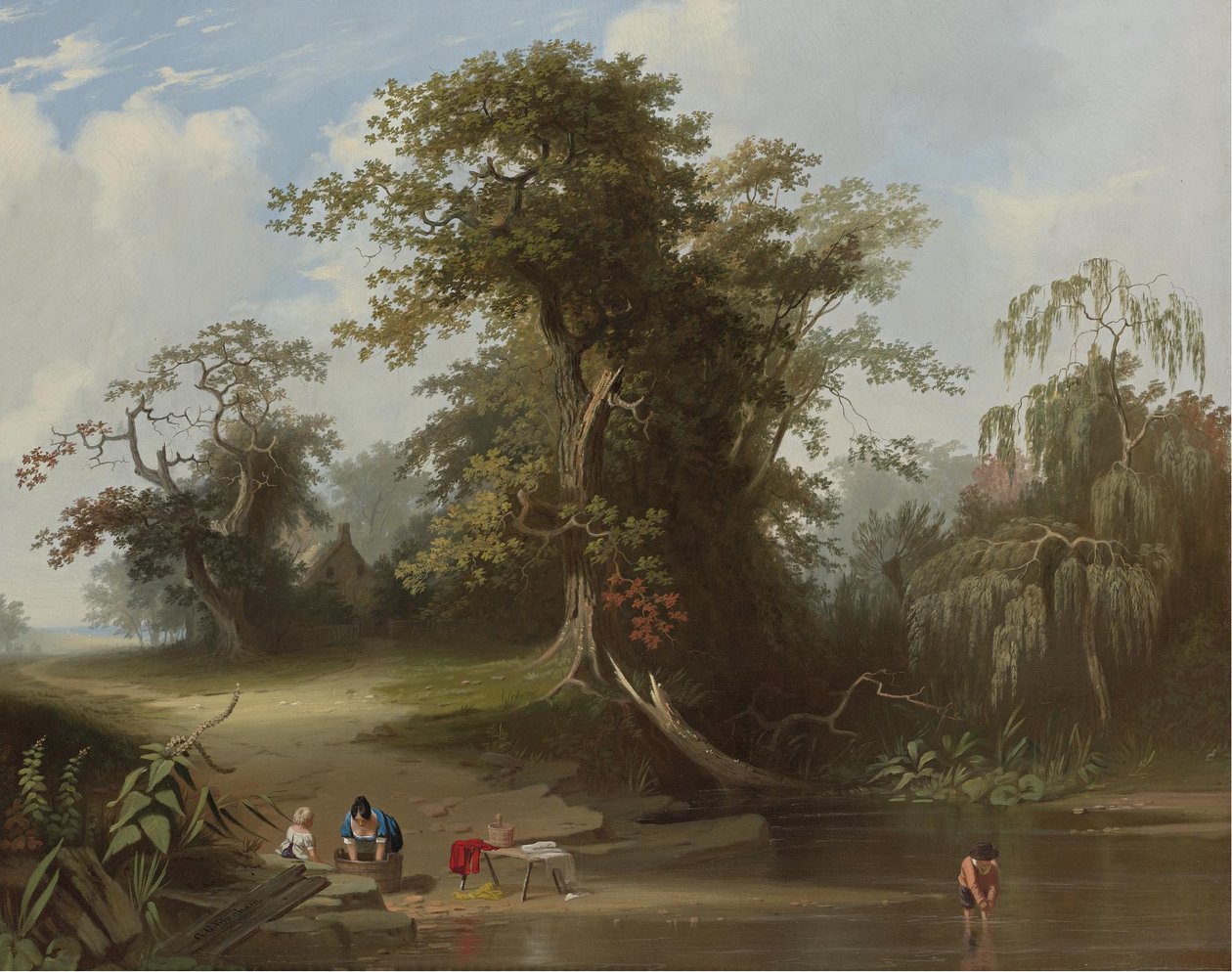 Paysage ; scène rurale - George Caleb Bingham