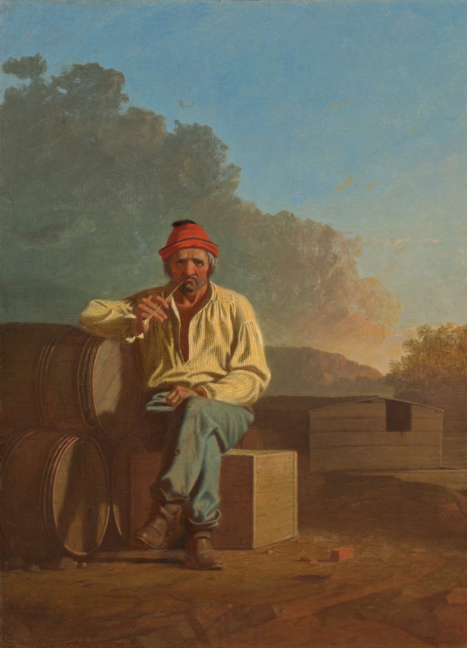 Batellier du Mississippi - George Caleb Bingham