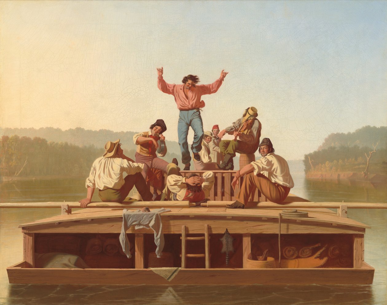 Les joyeux bateliers - George Caleb Bingham