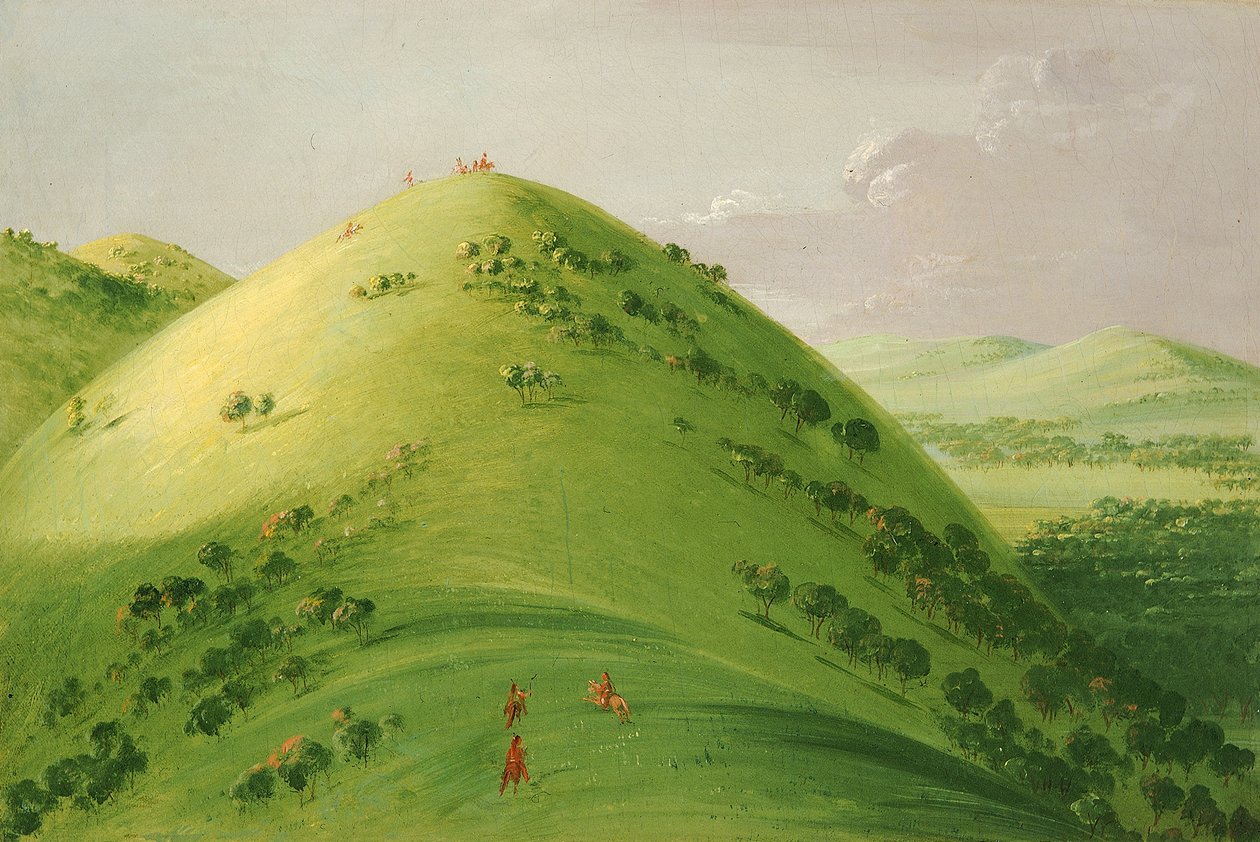 Magnifiques prairies, Haut-Mississippi - George Catlin