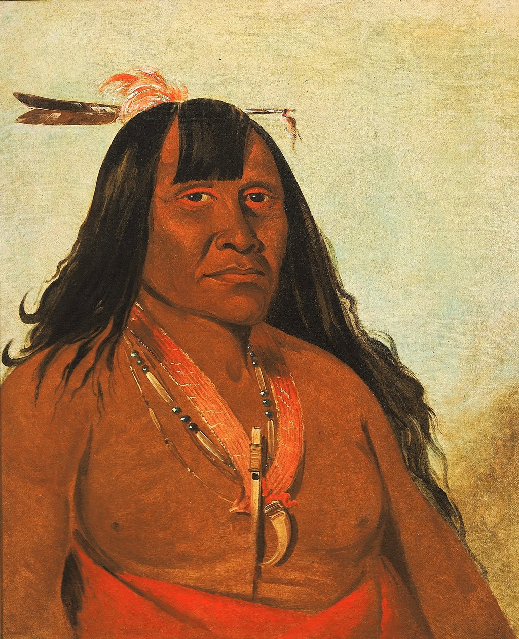 Bón-són-gee, un nouveau feu, un chef de bande - George Catlin
