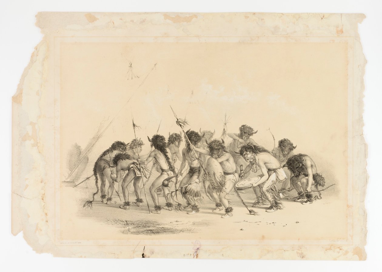 Danse du buffle n°8 - George Catlin