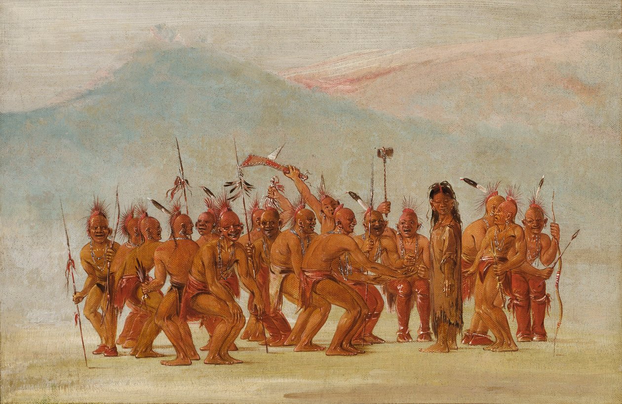 Danse sur le Berdash - George Catlin