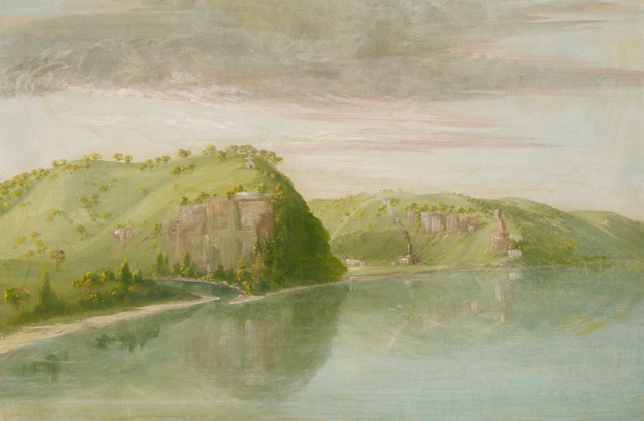 Tombe de Dubuque, Haut Mississippi - George Catlin