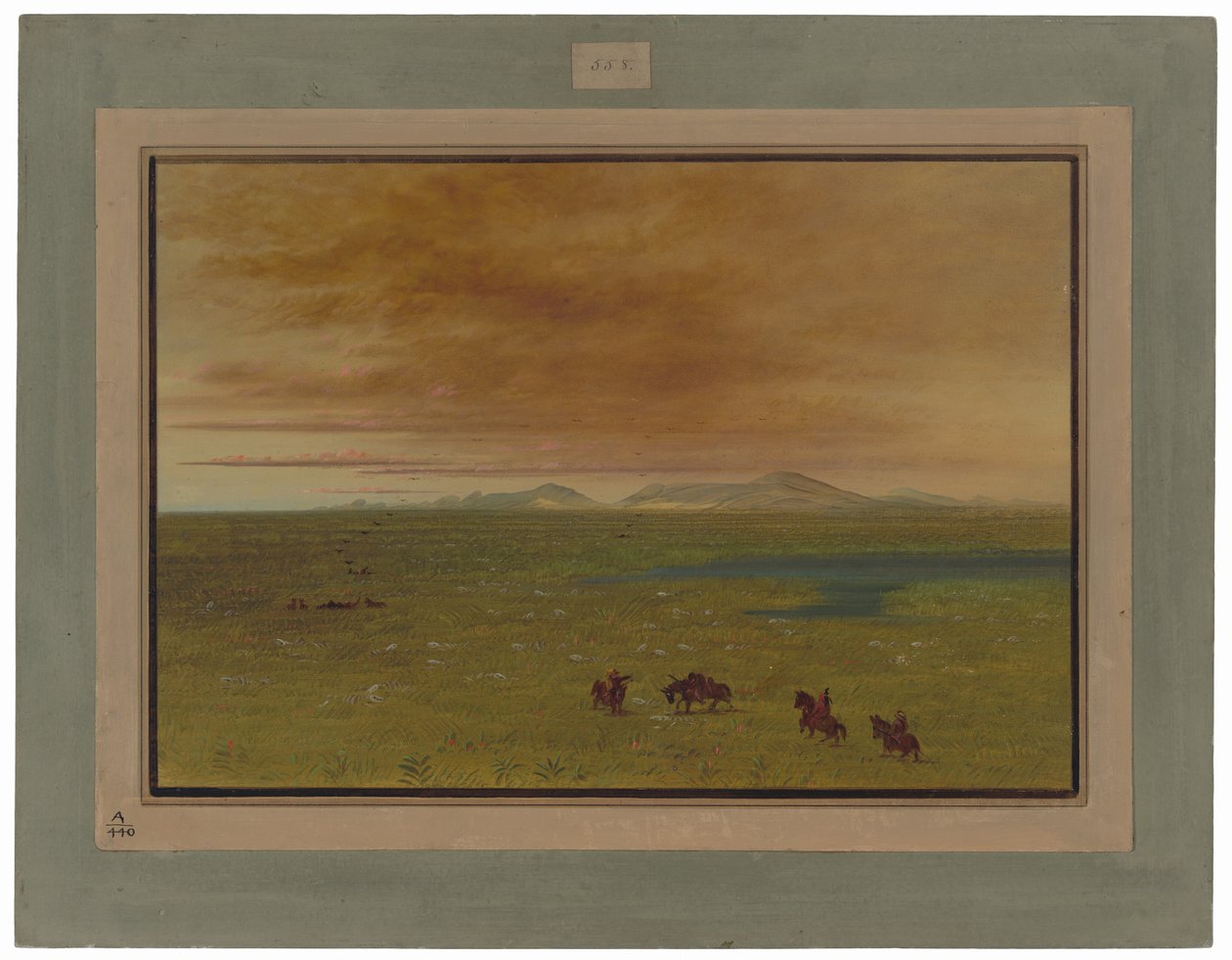 Grand lavoir, Pampa del Sacramento - George Catlin