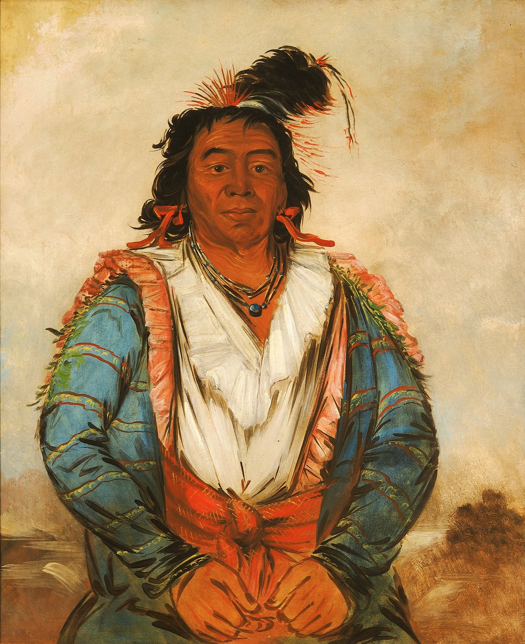 Hose-put-o-káw-gee, un Brave, 1834 - George Catlin