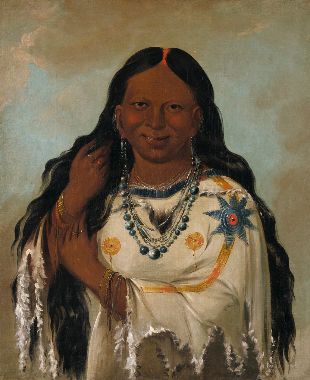 Kay-a-gís-gis, une jeune femme - George Catlin