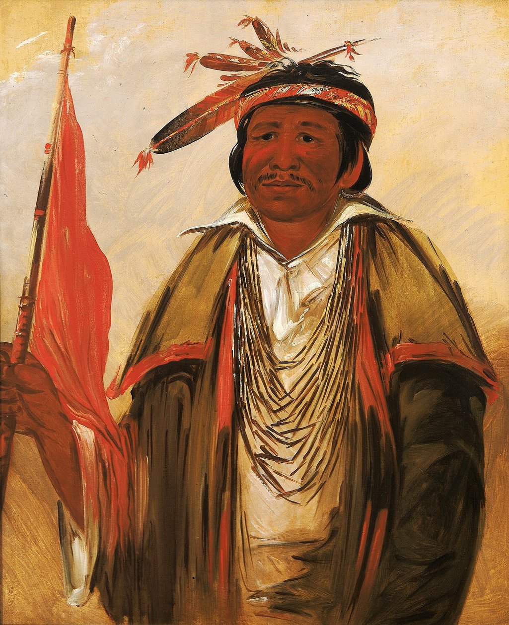Ke-chím-qua, Big Bear - George Catlin