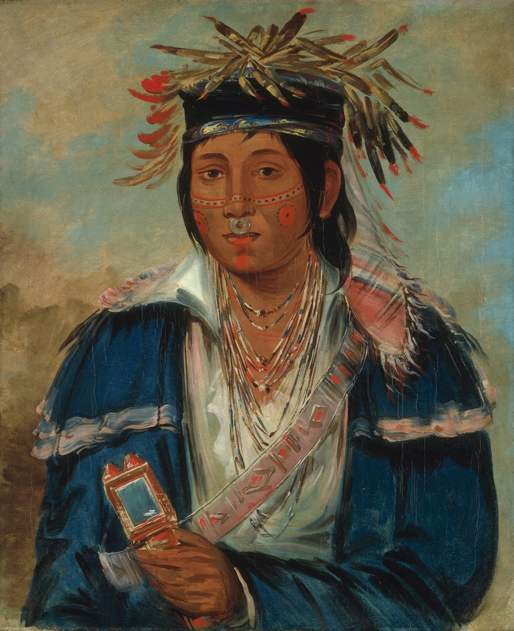 Kee-mo-rá-nia, No English, a Dandy - George Catlin