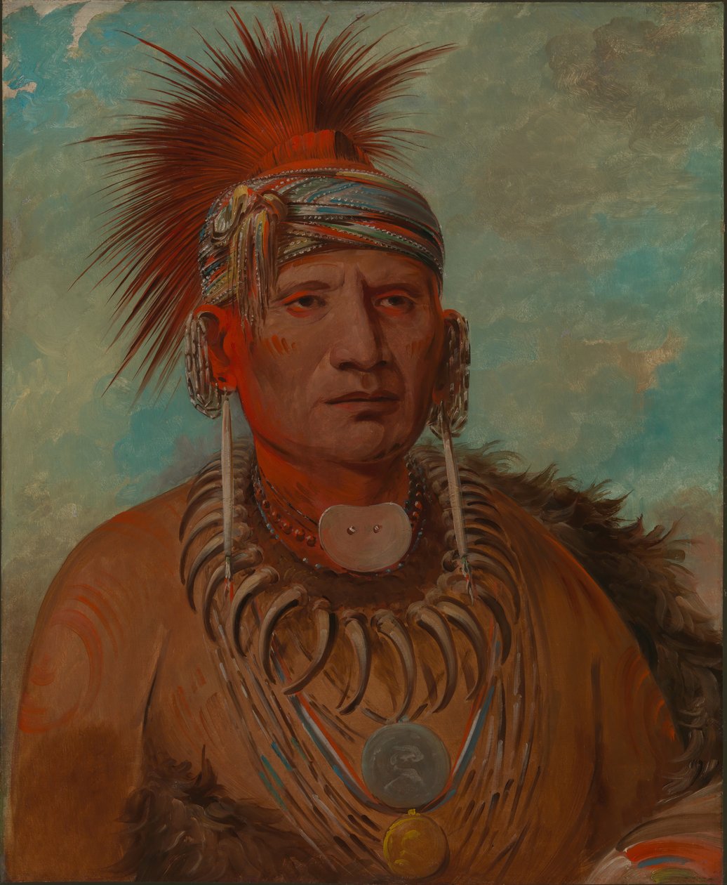 Neu-mon-ya, Walking Rain, Chef de guerre - George Catlin