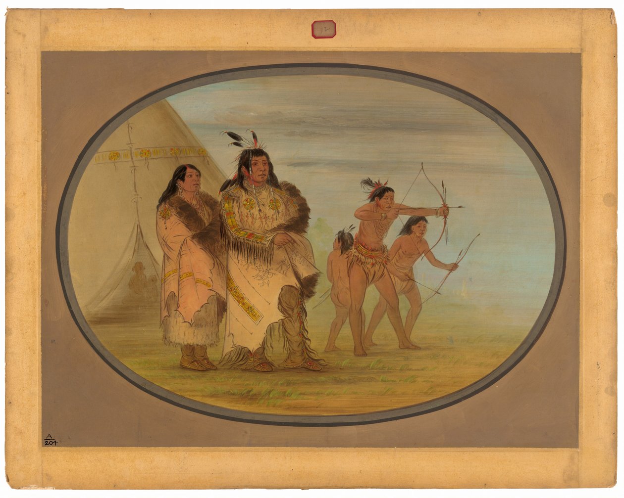 Indiens Ojibbeway - George Catlin