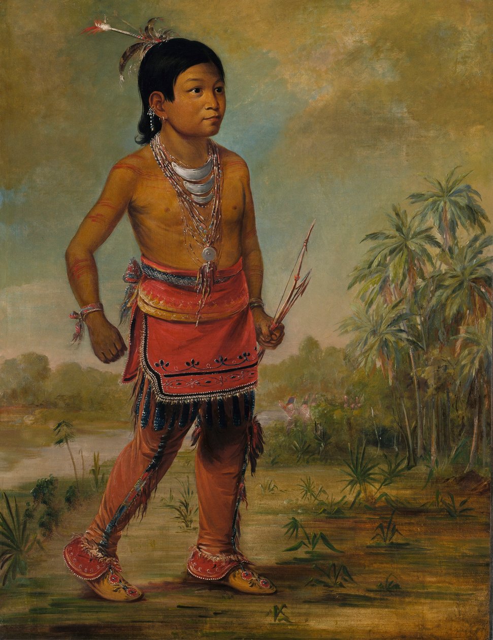 Osceola Nick-a-no-chee, un garçon - George Catlin