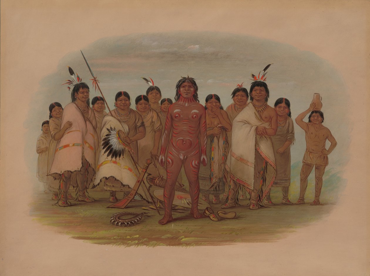 Peins-moi - Apachee - George Catlin