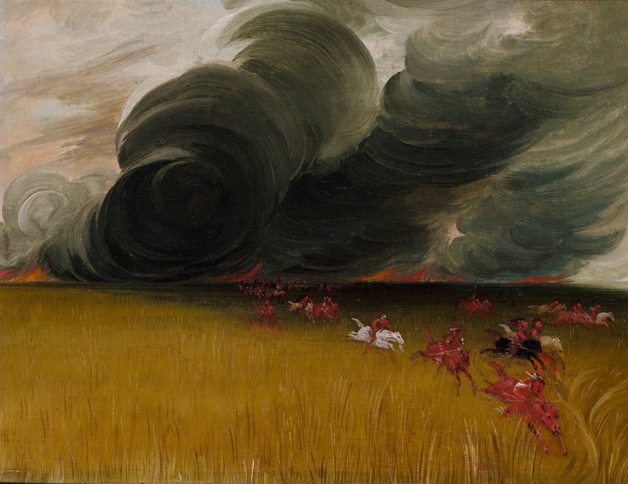 Prairies en feu, 1832 - George Catlin
