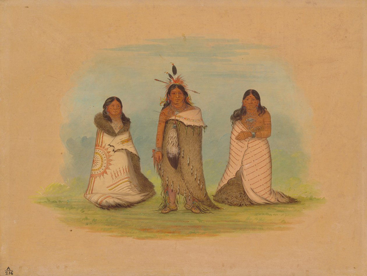 Indiens Puncah - George Catlin
