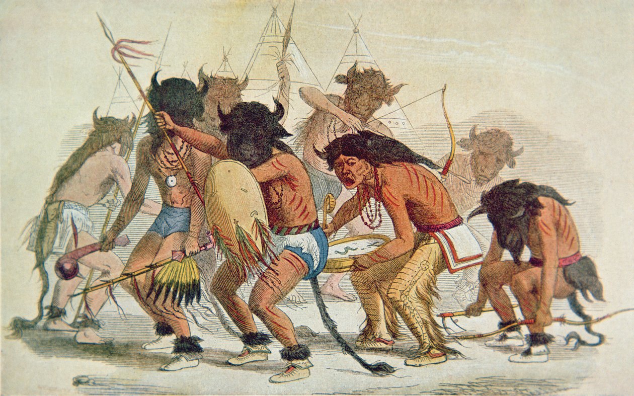 Danse du bison Sioux - George Catlin