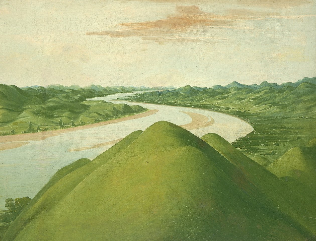 Vue sur les "Cross Timbers", Texas - George Catlin