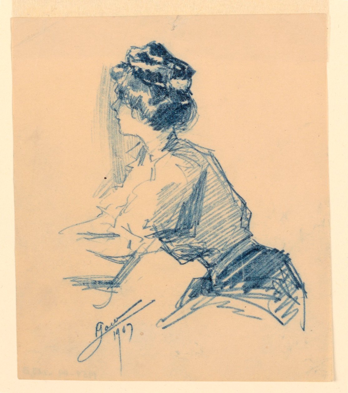 Femme assise - George Charles Aid