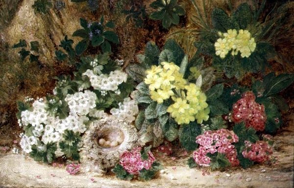Nature morte avec primevères - George Clare