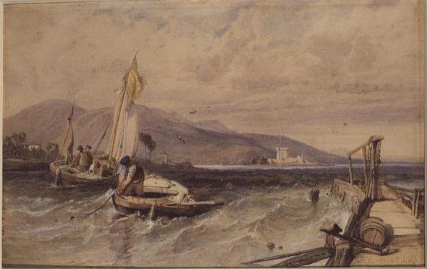 Château Douglas, Loch Leven - George Clarkson Stanfield
