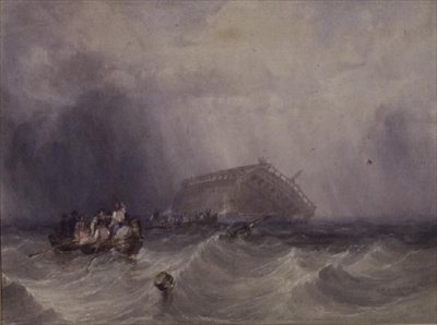 Le Naufrage du "Circassian" - George Clarkson Stanfield