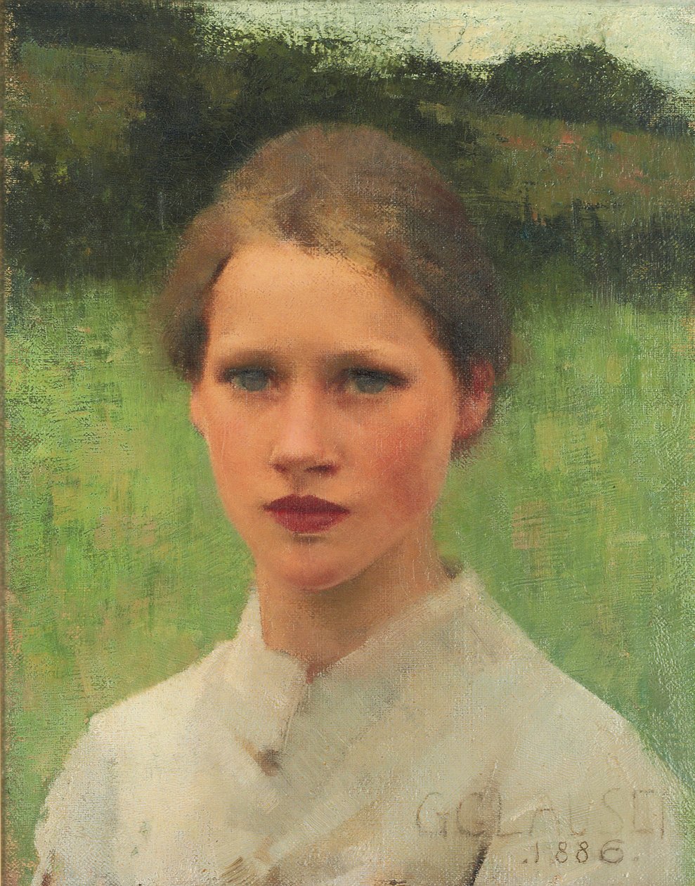 Une jeune villageoise - George Clausen