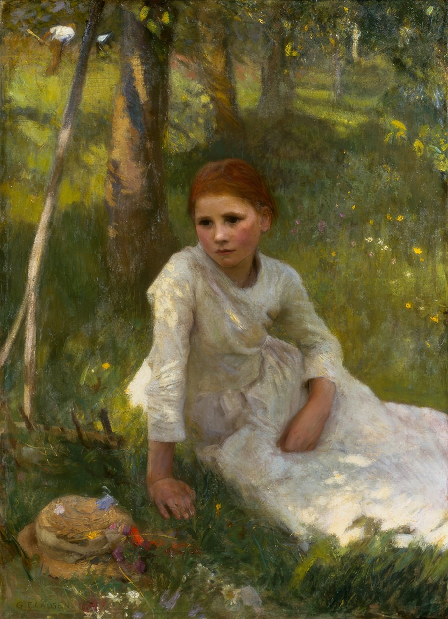 Midi dans le champ de foin - George Clausen
