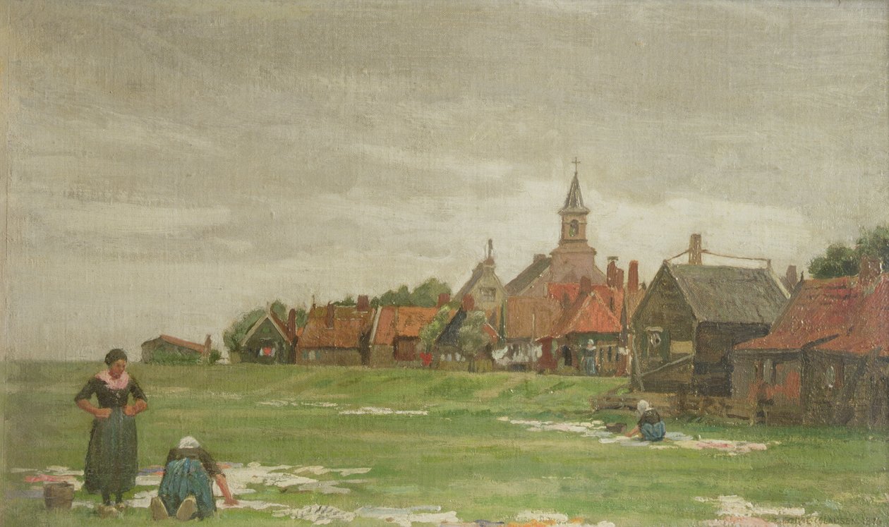 Lavandières, Hollande, 1876 - George Clausen