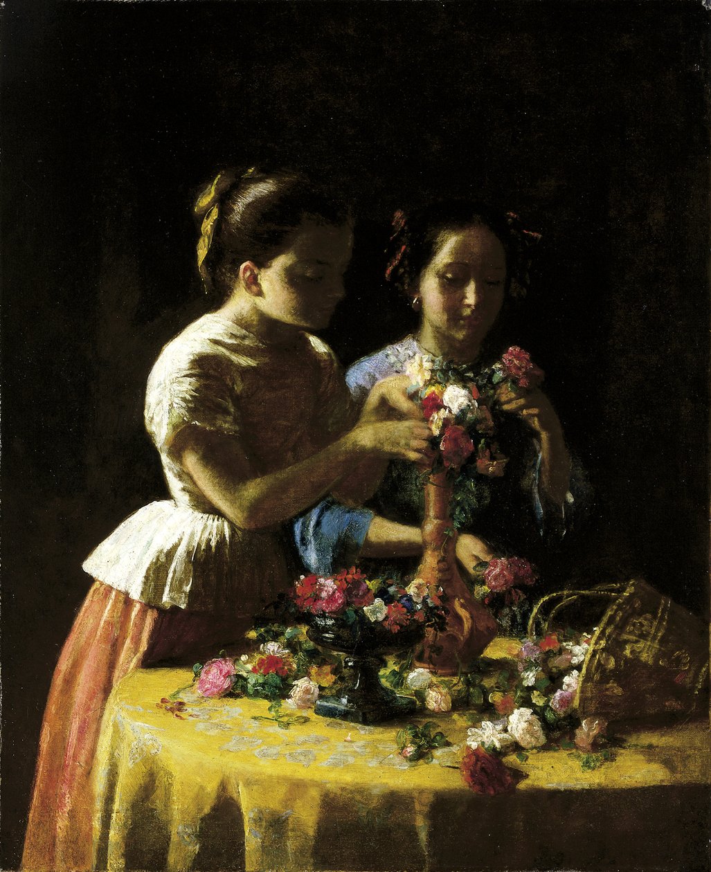 Filles et fleurs - George Cochran Lambdin