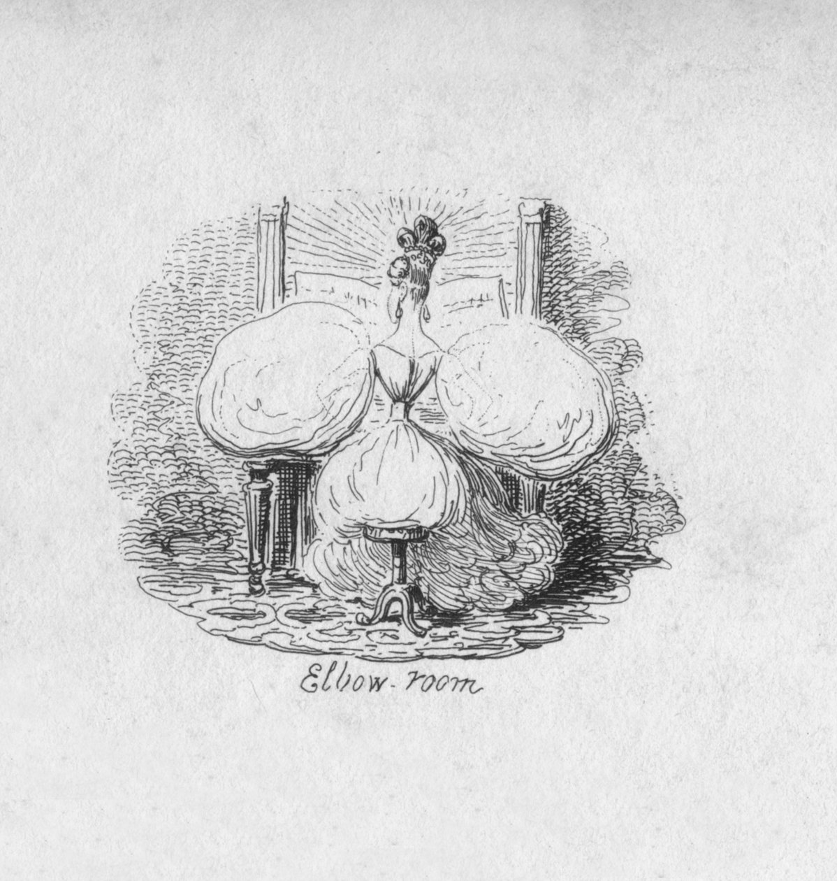 Place pour le coude, 1829 - George Cruikshank