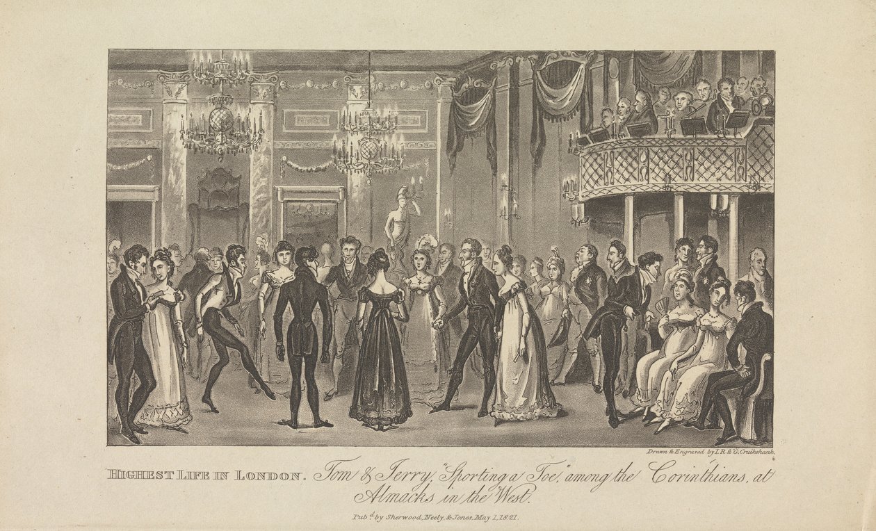 La Vie la Plus Haute à Londres... - George Cruikshank