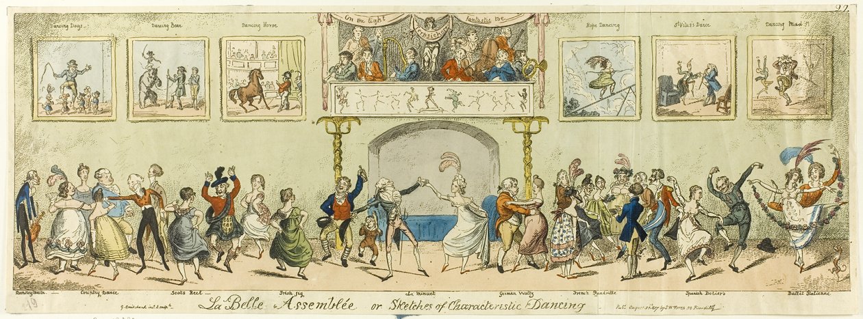 La Belle Assemblée - George Cruikshank