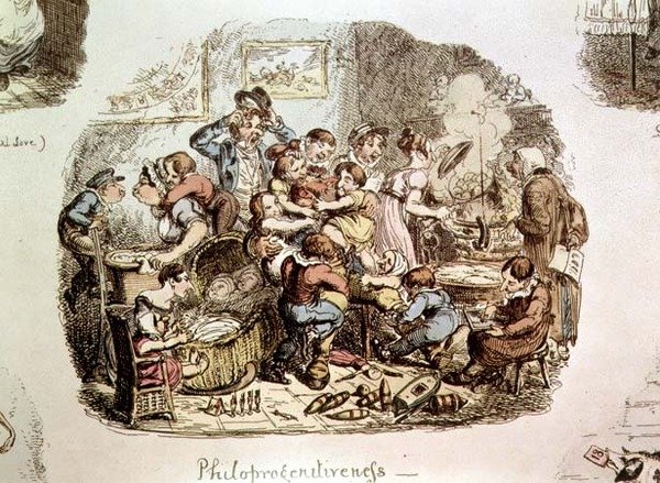 Philoprogénitivité - George Cruikshank