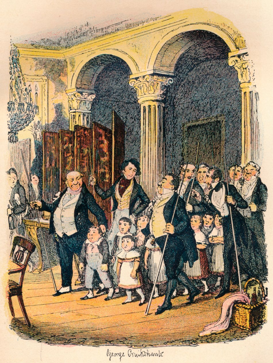 Dîners publics, vers 1900 - George Cruikshank