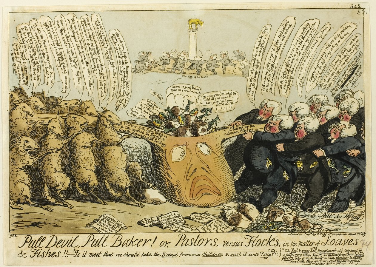 Tirez le diable, tirez le boulanger ! - George Cruikshank