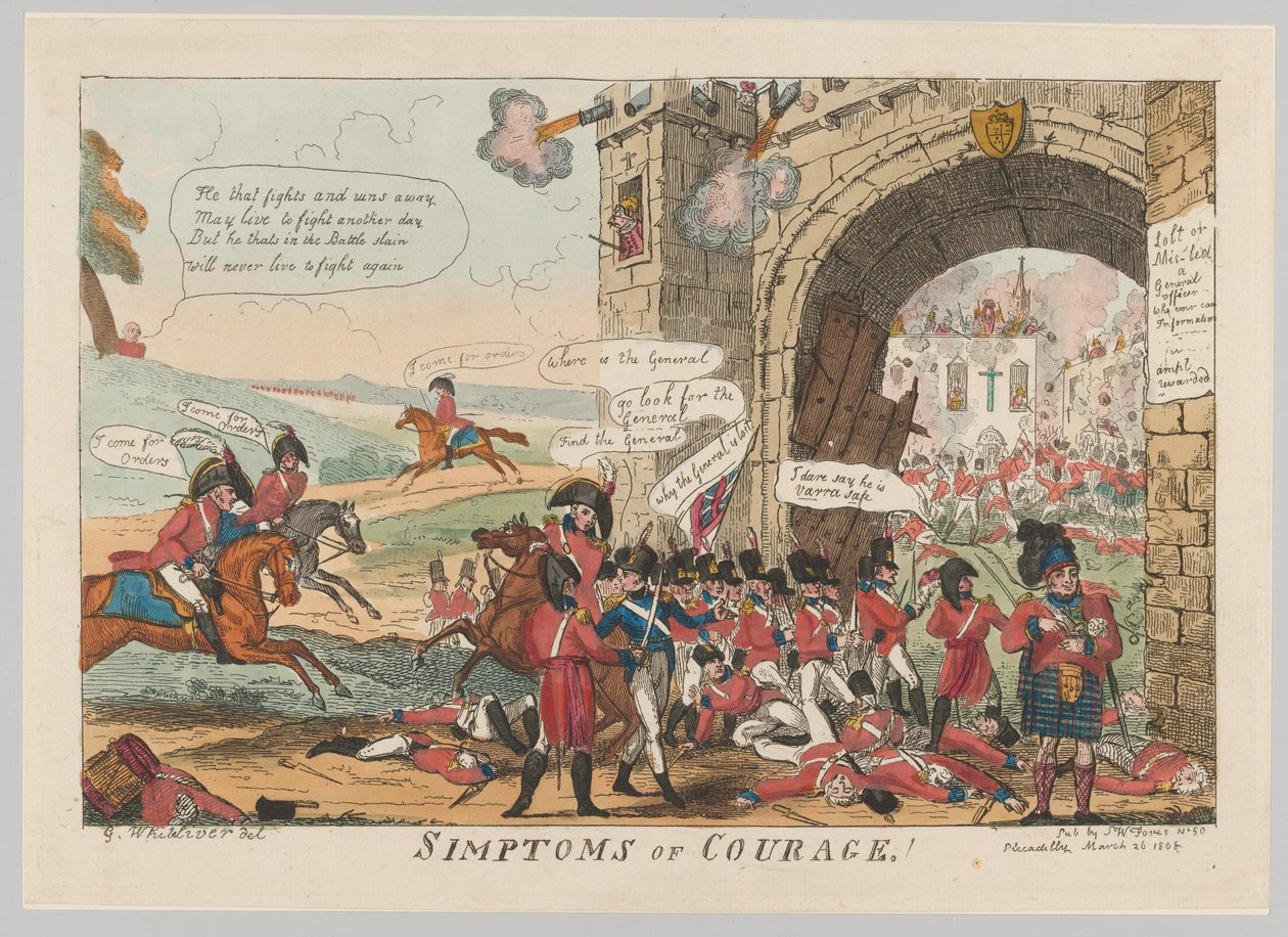 Symptômes de courage! - George Cruikshank