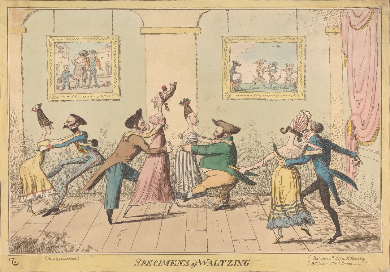 Spécimens de valse - George Cruikshank