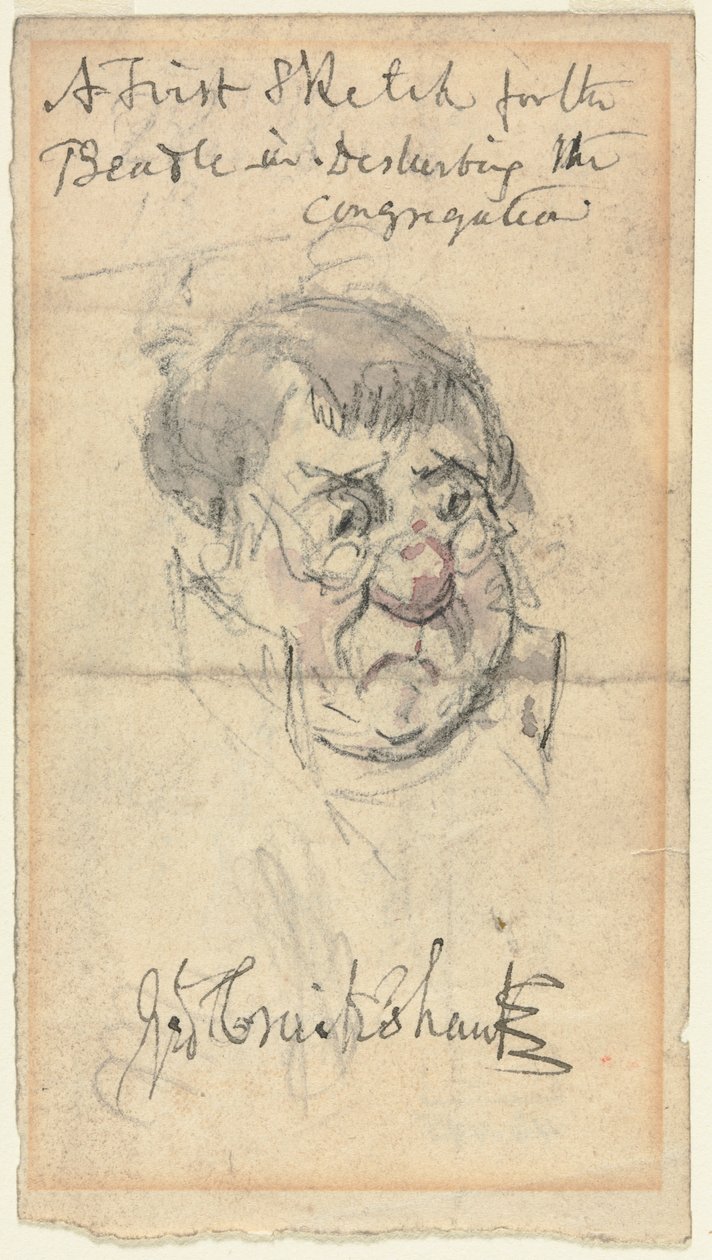 Le bedeau - George Cruikshank