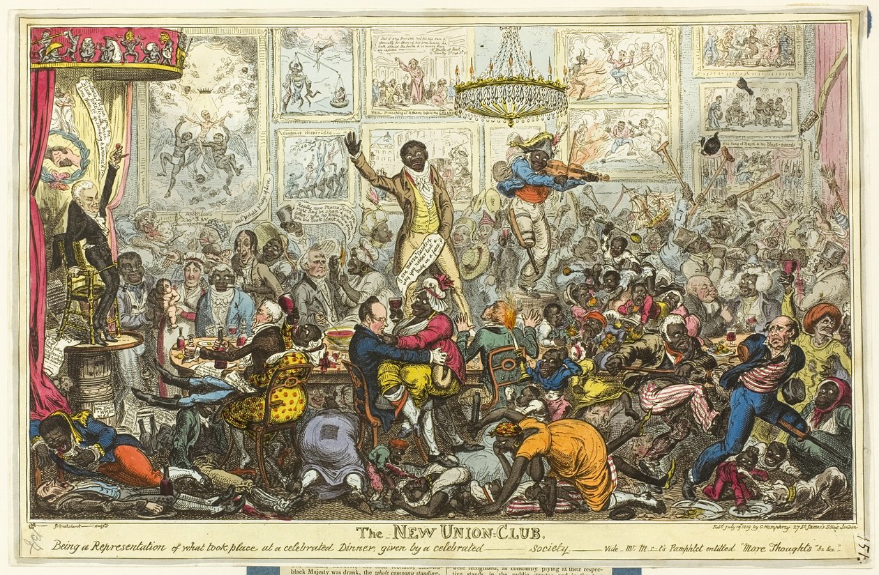 Le nouveau club union - George Cruikshank