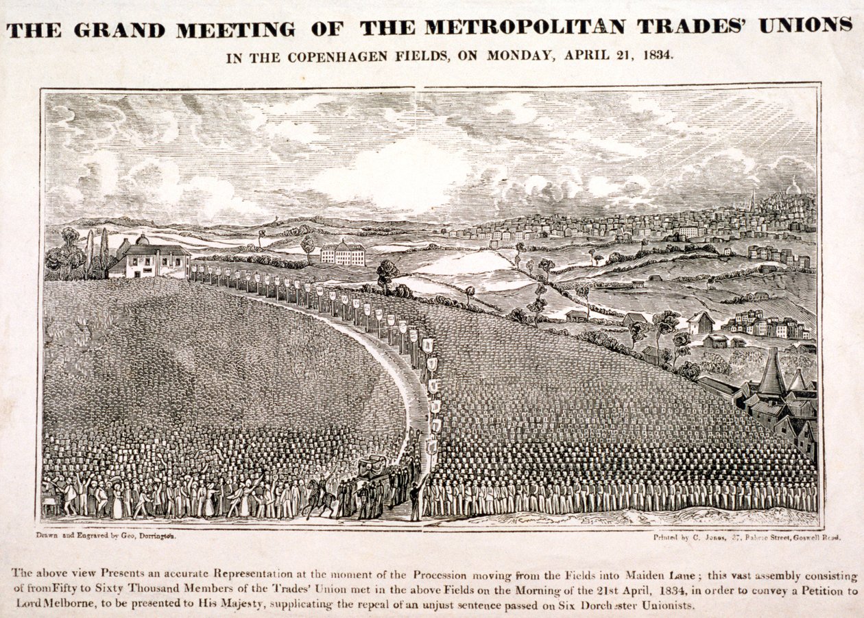 Copenhagen Fields, Islington, Londres, 1834 - George Dorrington