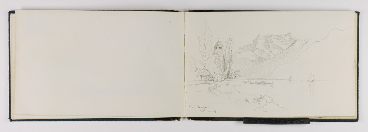 (Carnet de croquis) Vevey La Tour - George Elbert Burr