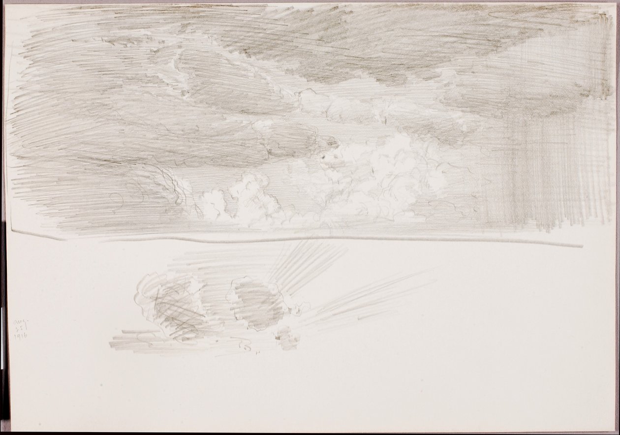 (Sans titre) (Étude de nuages) - George Elbert Burr