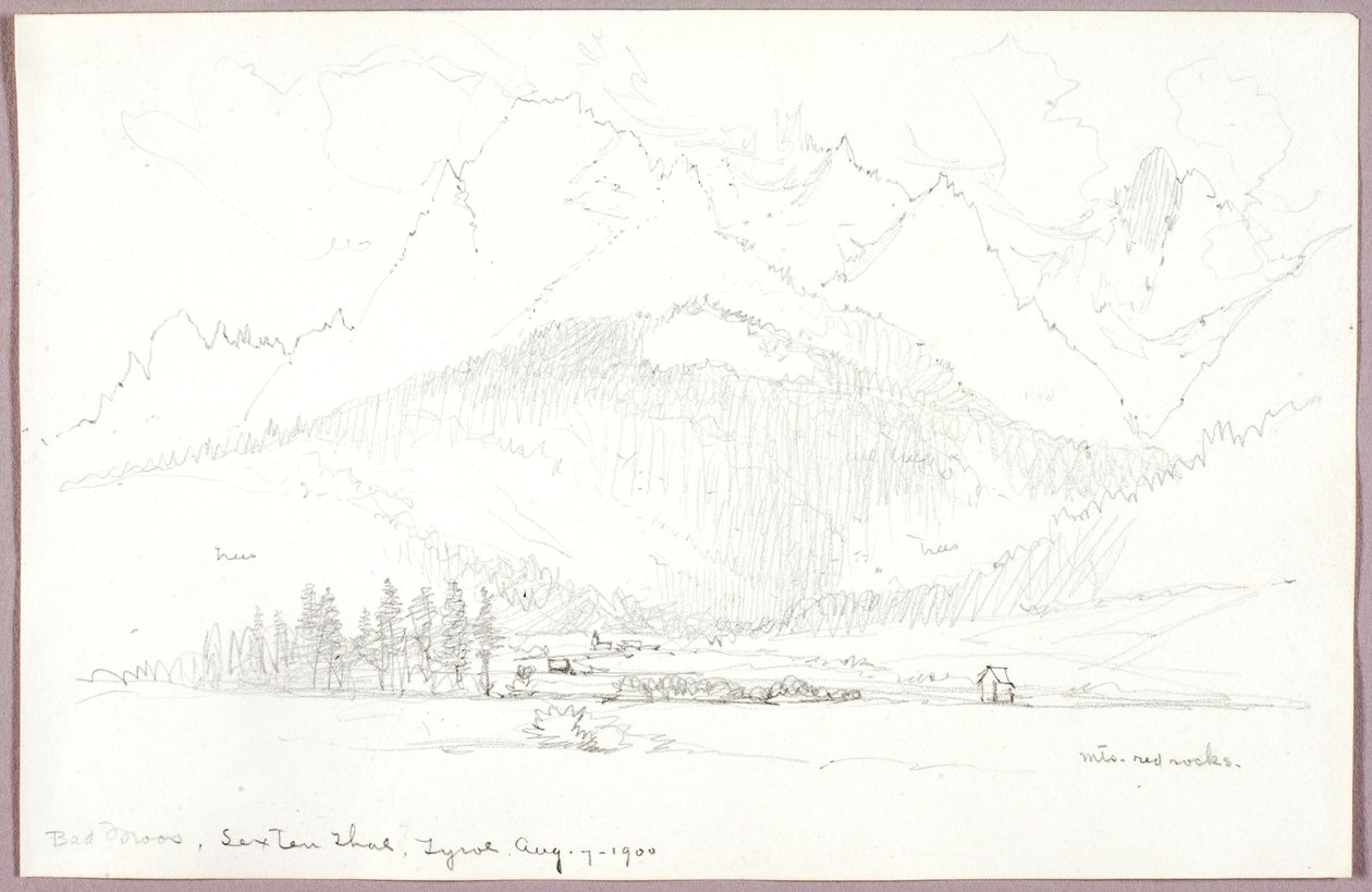 Bad Moos, Sesto Thal, Tyrol - George Elbert Burr