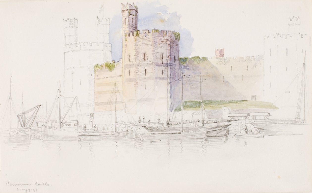 Château de Caernarvon - George Elbert Burr