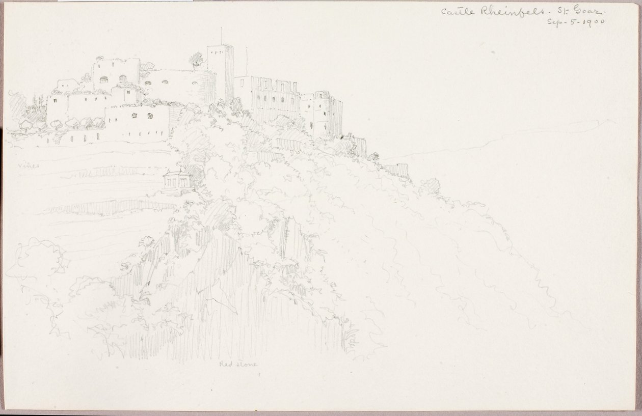 Château de Rheinfels, St. Goar - George Elbert Burr