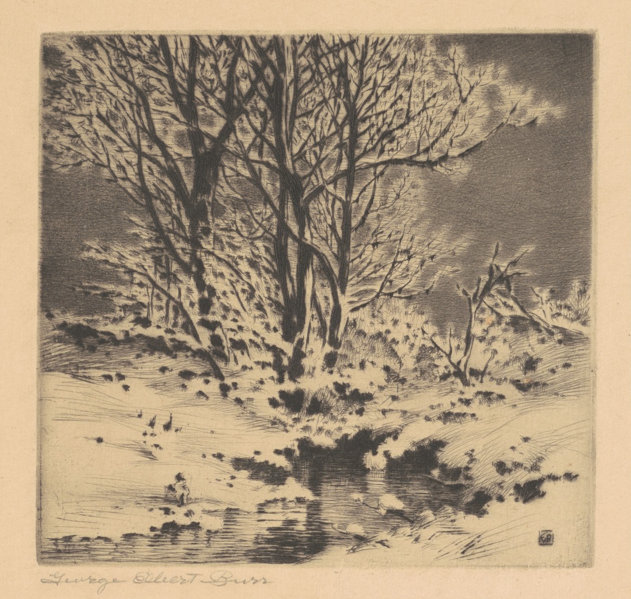 Première neige (n° 1) - George Elbert Burr