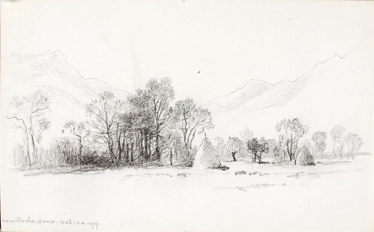 Near Roche, Vaud - George Elbert Burr