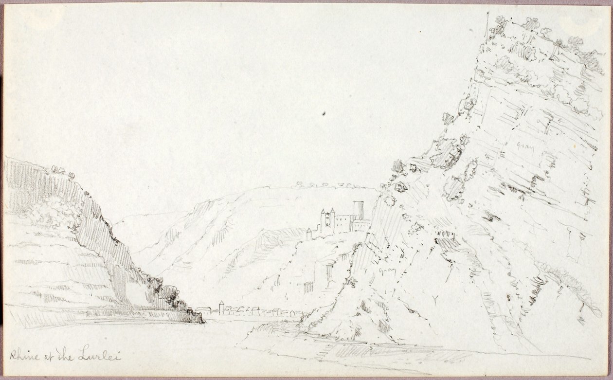 Rhin au Lurlei - George Elbert Burr