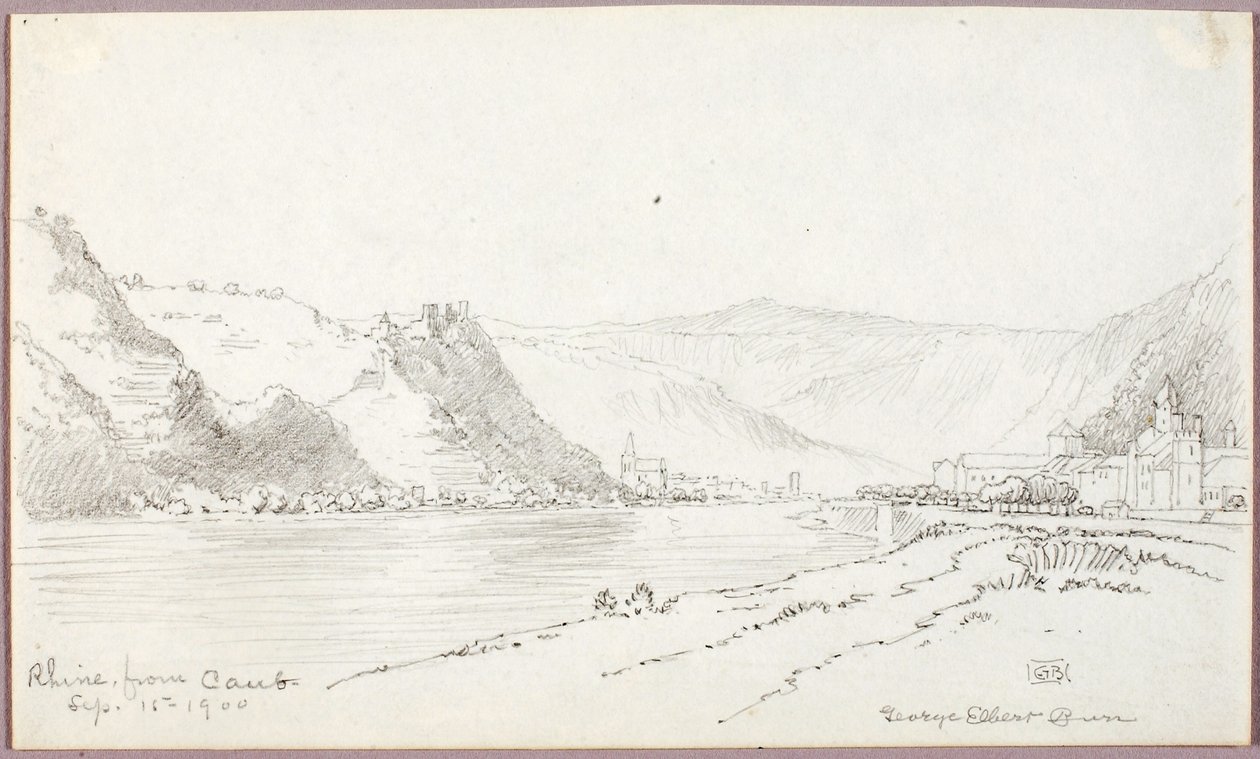 Rhin, de Caub - George Elbert Burr