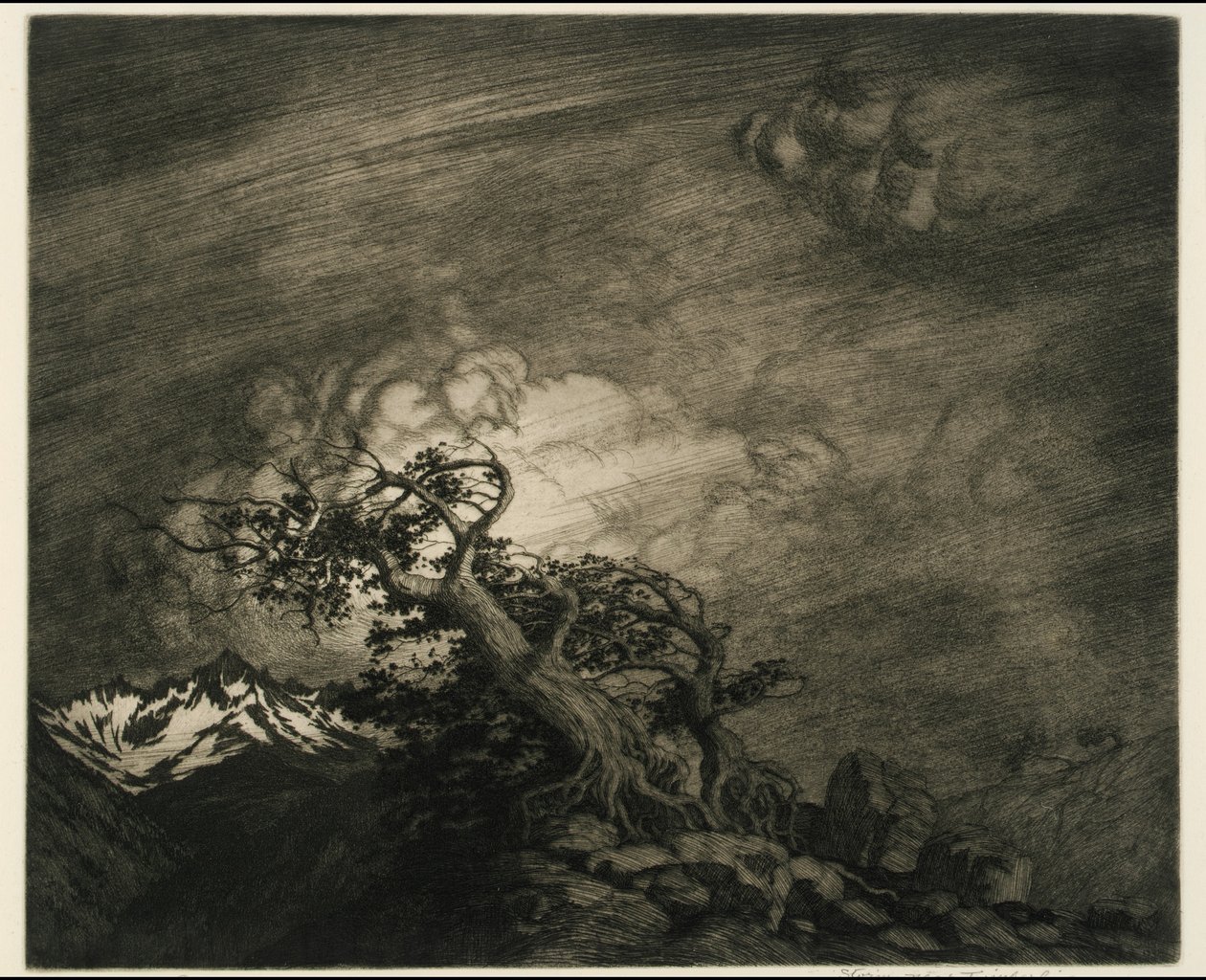 Tempête près de Timberline - George Elbert Burr